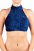 Dragonfly Top Lisette Velluto Blu S