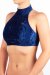 Dragonfly Top Lisette Velluto Blu M