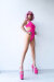 Pole Addict Body Mesmerised Rosa Neon M