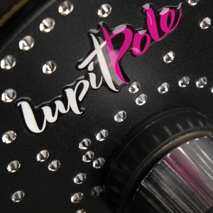 Lupit Pole Diamont Dancing Pole primo piano della piastra del soffitto con logo e pietre Swarovski